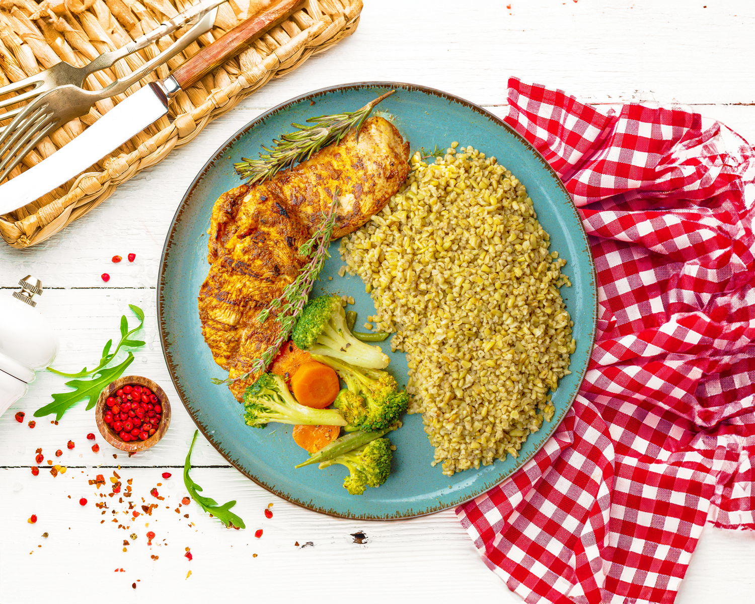 Grilled Chicken & Freekeh