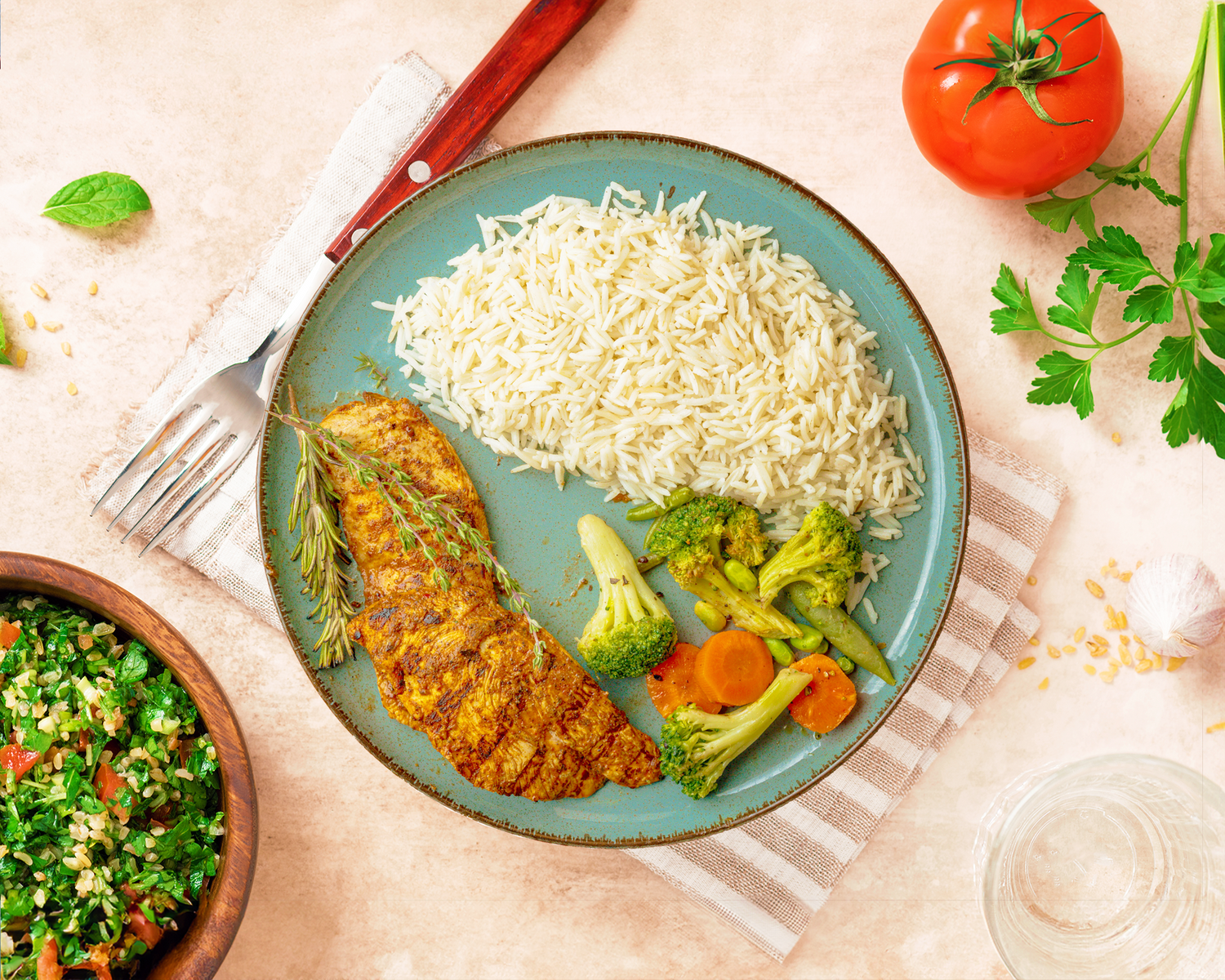 Grilled Chicken & Rice