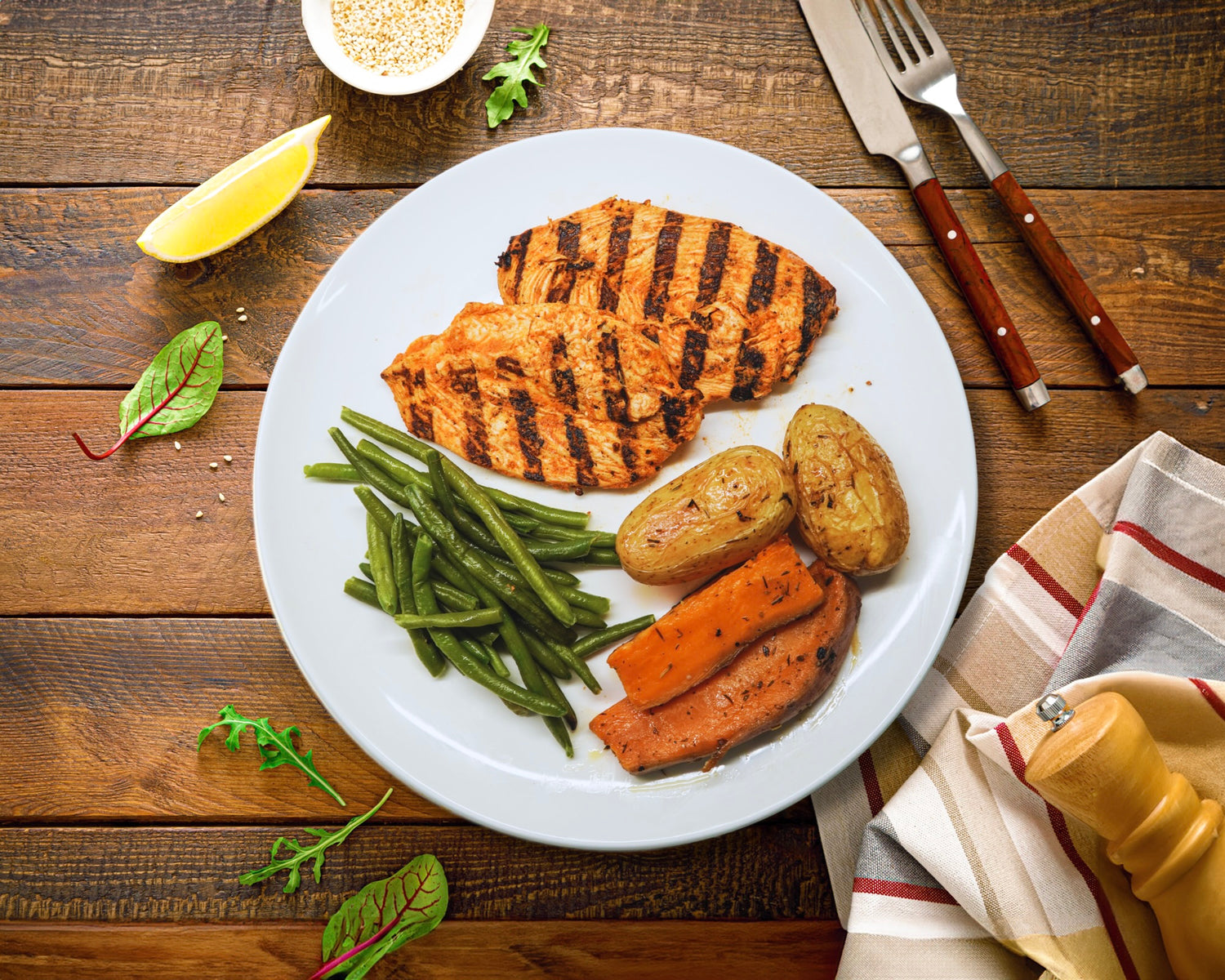 Grilled Chicken & Mix Potatoes