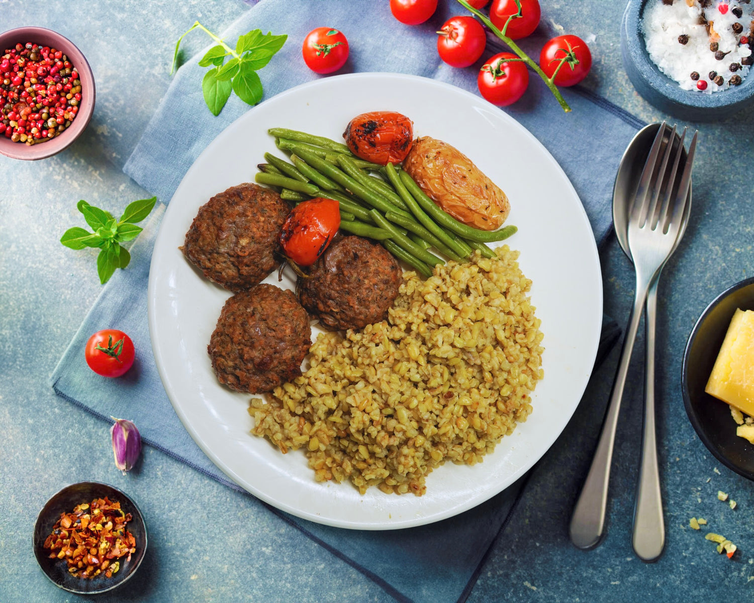 Kofta & Freekeh